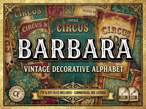 Barbara: The Bold Display Font for High-Impact Design