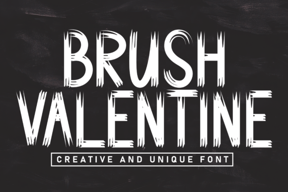 Brush Valentine: Crafting Warmth with a Handcrafted Display Font