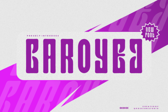 Caroyej: A Display Font with Quirky Character