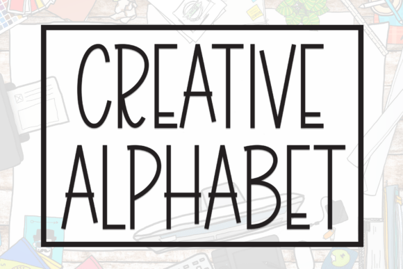 Creative Alphabet: A Charming Handwritten Font for Modern Projects
