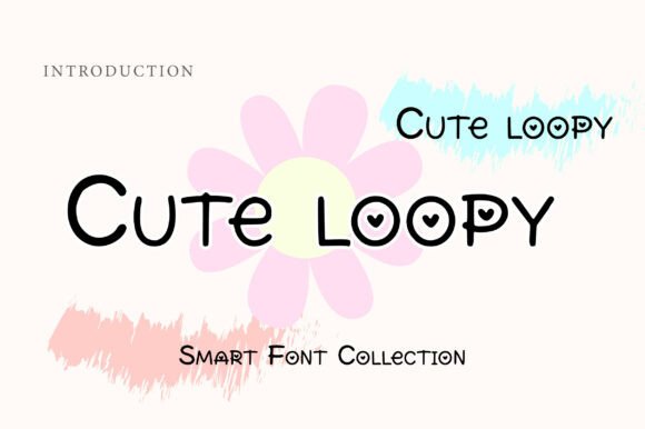 Cute Loopy: The Hand-Drawn Display Font for Instant Charm