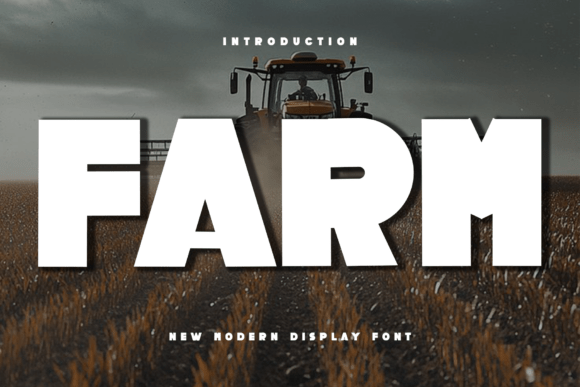Farm: A Display Font Built for Bold Agricultural Branding