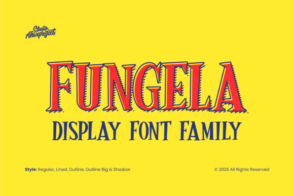 Fungela: A Bold Retro Typeface for Modern Brands