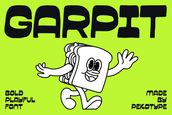 Garpit Typeface: A Bold, Playful Choice for Modern Creatives