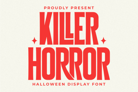 Killer Horror: Commanding Attention with a Spooky Display Typeface