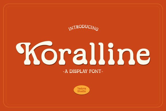 Koralline: A Font with a Friendly, Retro Vibe