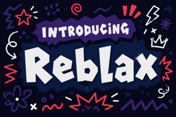 Reblax: A Display Font That Commands Attention