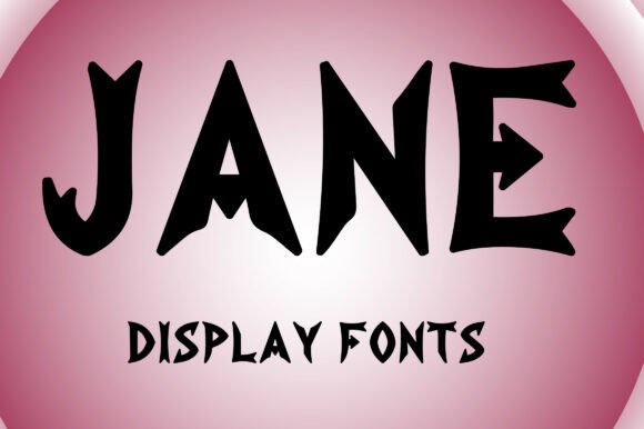Unleashing Jane: A Display Font with Edgy, Handcrafted Power