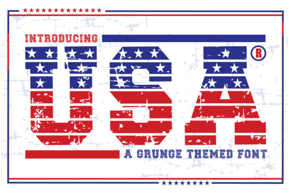 Usa Grunge: The Bold Typeface for High-Impact Design