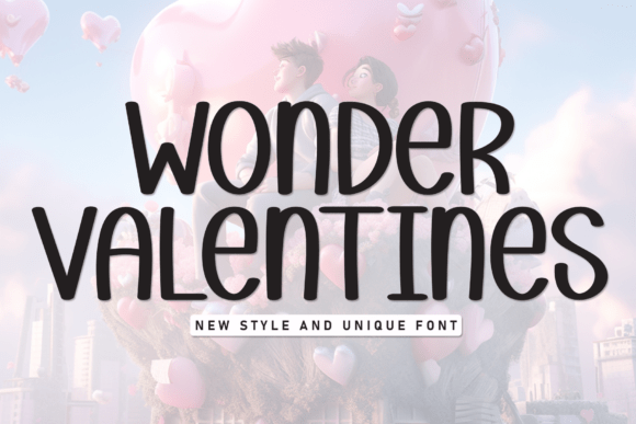 Wonder Valentines: A Font with a Handwritten Heart